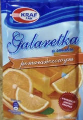 

Желе (Galaretka) зі смаком апельсина Kraw Pak Польща 70г
