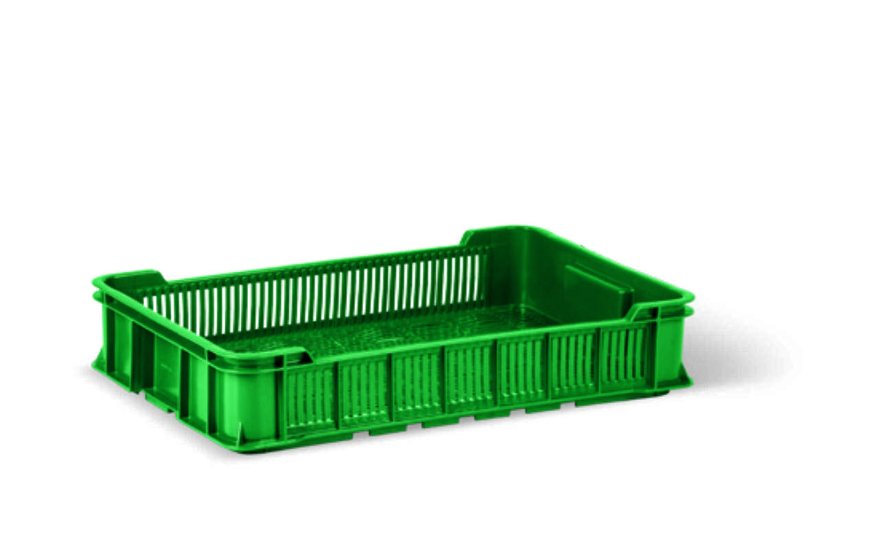 

Ящик для ягід. Чешка. HDPE тип ОЗН 600х400х116 мм вторинний.