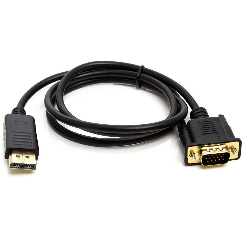 

Кабель PowerPlant DisplayPort (M) - VGA (M), 1 м, Черный