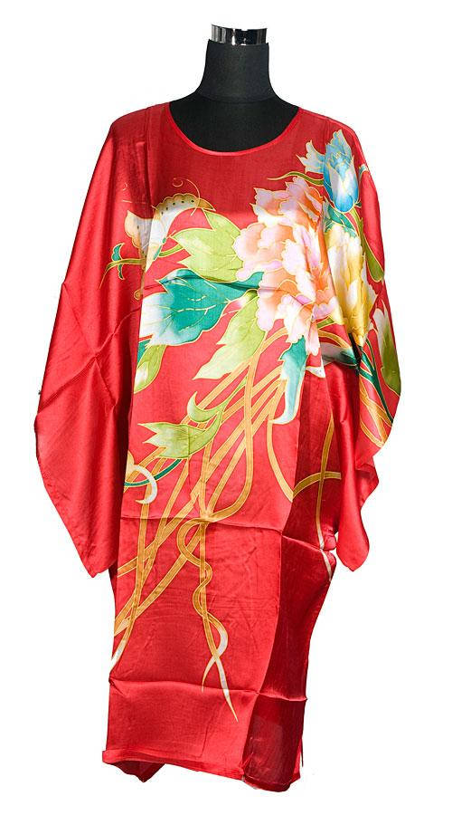 

Туника из натурального шелка А8024, Красный