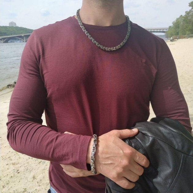 

Мужской набор: цепочка и браслетSteel Rage Silver