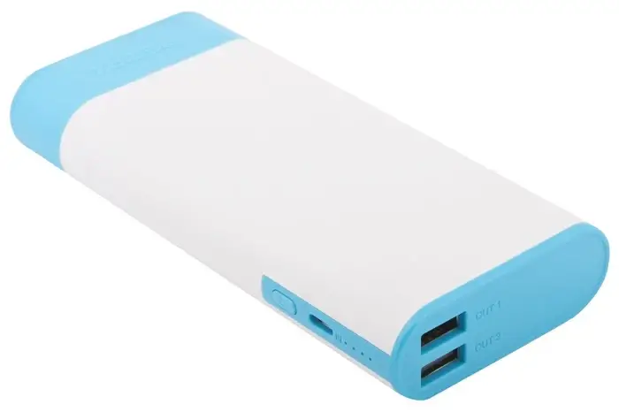 

Повербанк с Led-индикатором REMAX YOUTH RPL-19 10000mAh |2USB, 2.1А| Бело-голубой