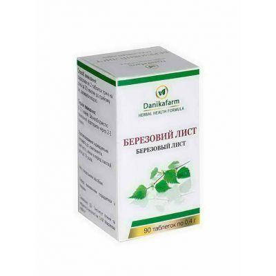 

Березовый лист таблетки 90 шт по 0.4 г