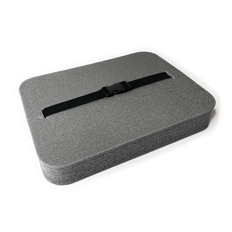 

Сидушка тактическая Комфорт 50 (350х265х50мм) серая, военная, толстая, мягкая для туризма с креплением на пояс, Серый