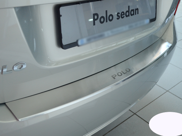 

Накладка на бампер с загибом Volkswagen Polo V 4D 2009-