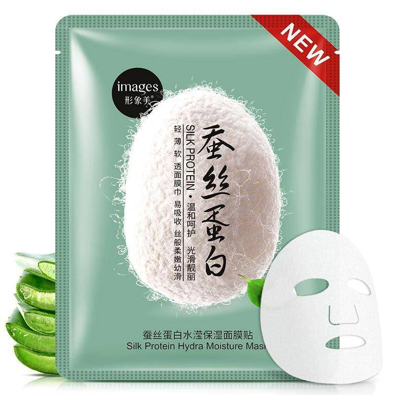 

Тканевая маска с протеинами шелка и экстрактом алое вера Images Silk Protein Hydra Moisture Mask, 30г