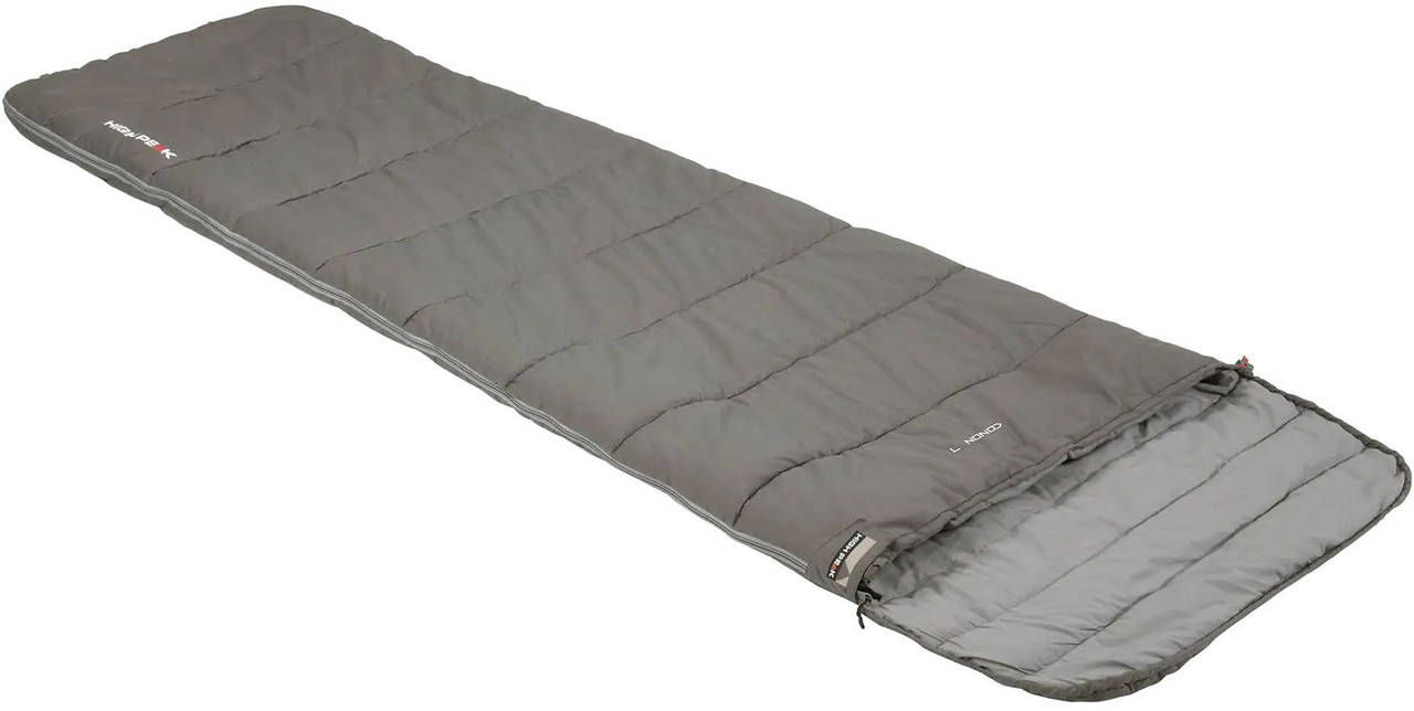 

Спальный мешок High Peak Conon 7/+7°C Grey/Light Grey Left (21247)