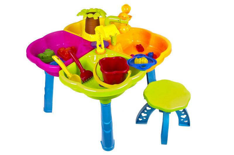 

Детский песочный столик со стульчиком и набором KW-01-121 KinderWay