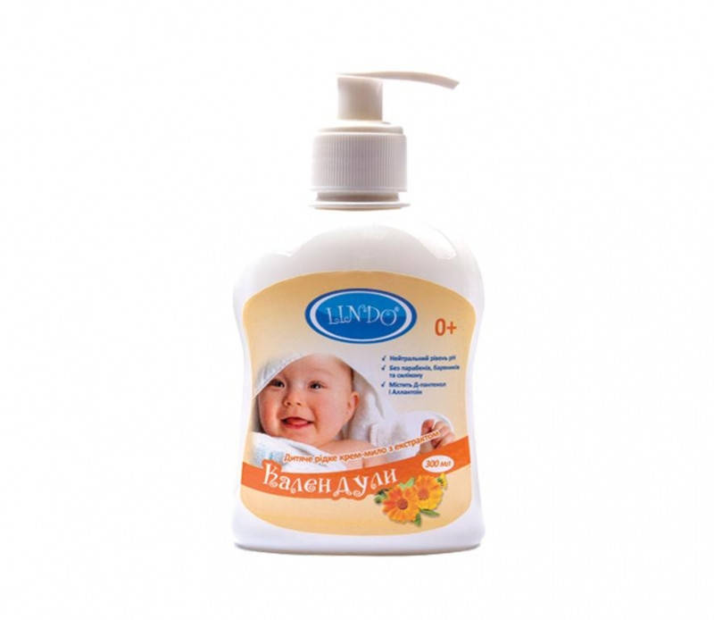 

Детское жидкое крем-мыло с экстрактом Календулы, 300мл U762