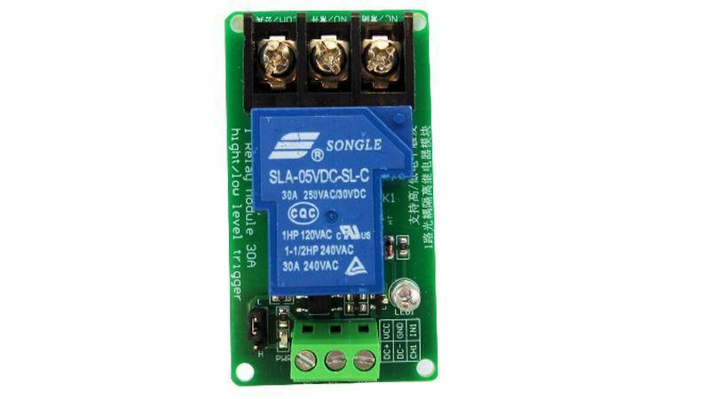 

Одноканальный релейный модуль реле для Arduuino 5V 30A с изоляцией оптопары