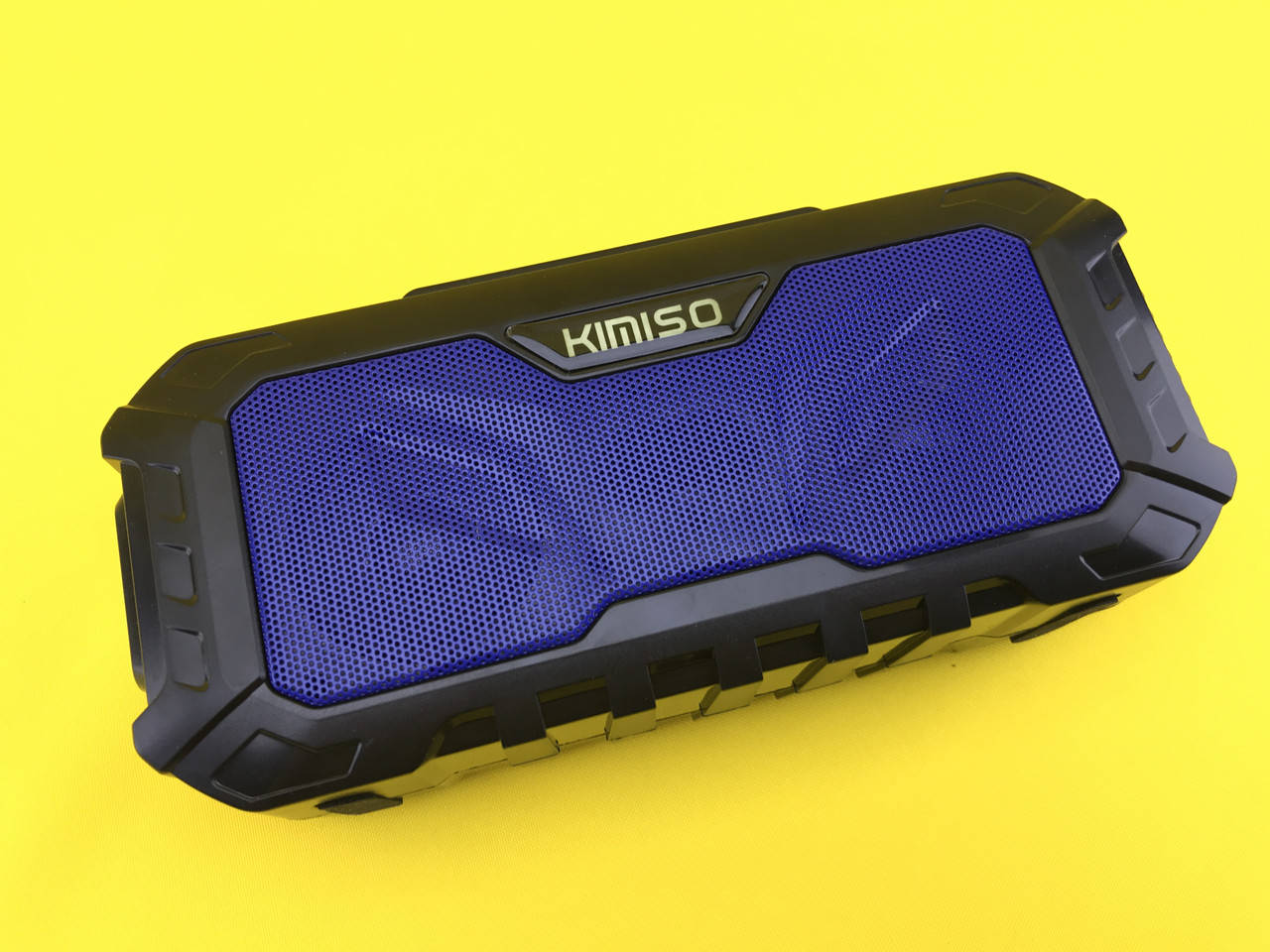 

Портативная мини колонка KIMISO Bluetooth KMS-131 с фонариком и солнечной батареей синяя
