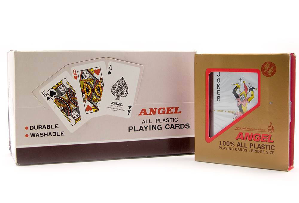 

Карты игральные пластиковые "ANGEL" (10х9х2,3 см)