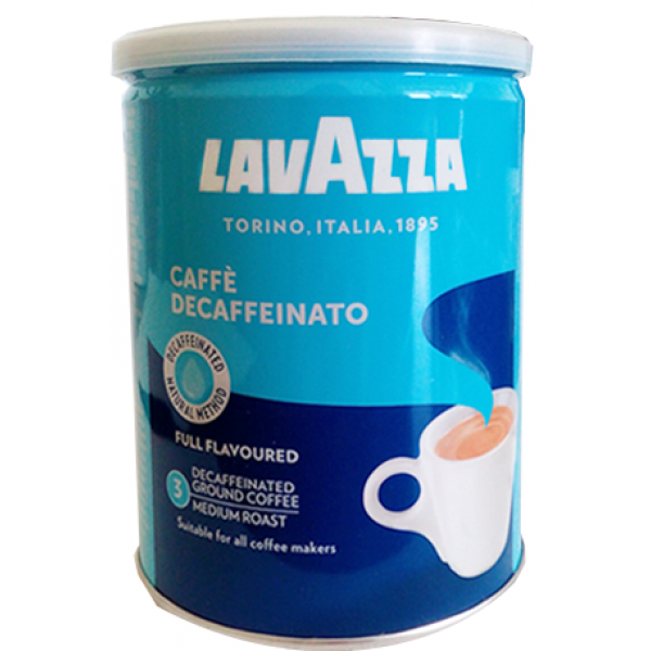 

Кофе молотый Lavazza Dek Decaffeinato (без кофеина) 250 г ж/б