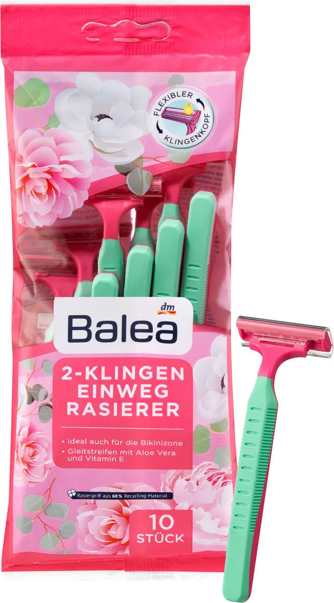 

Станки для бритья на 2 лезвия Balea, 10 шт (Германия)