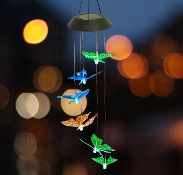 

Светильник Ночник Butterfly Led Solar на солнечной батарее 16 режимов colors