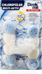 

Denkmit WC-Reiniger Chlorspüler подвесной блок для унитаза с хлором 2 шт