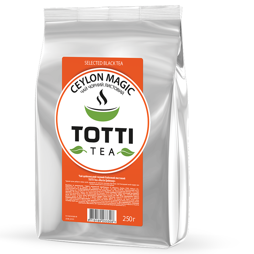 

Чай рассыпной Totti Магия Цейлона 250г
