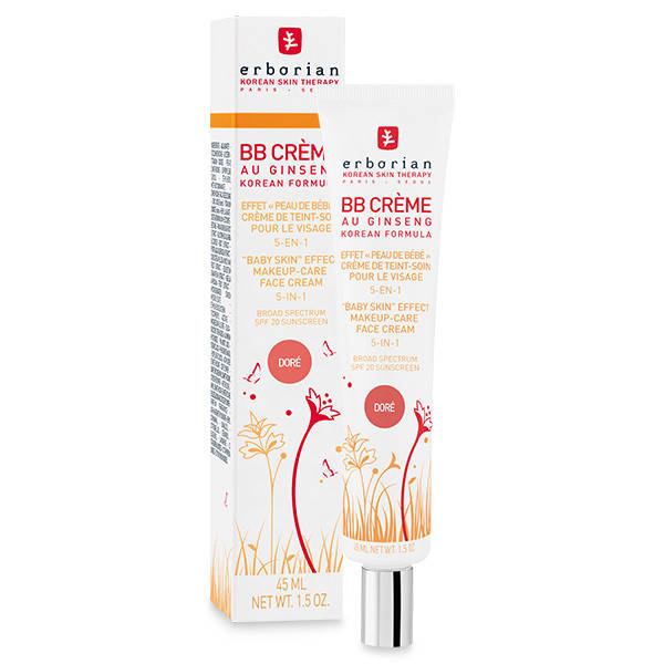 

Крем с тонирующим эффектом 5-в-1 Erborian BB Cream Clair Au Ginseng SPF20 - Dore