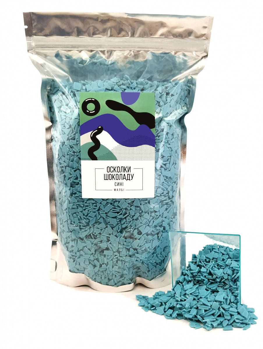 

Осколки шоколада синие (0,5 кг)