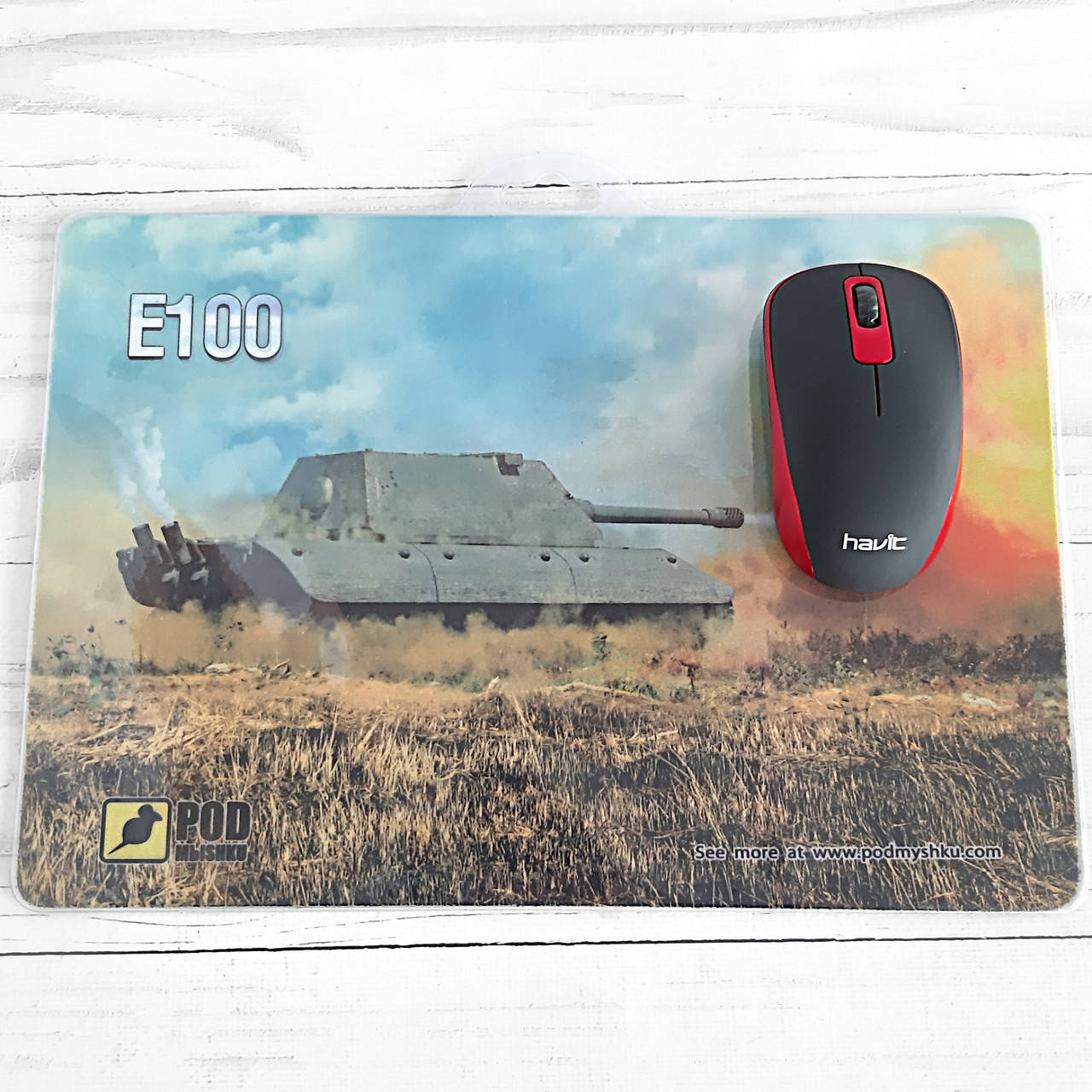 

Коврик для мышки Танк Е-100 / Коврик для мишки / Большой игровой коврик для мыши