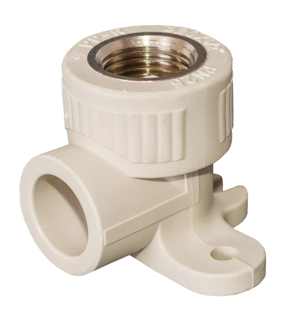 

Угольник монтажный PPR 20 х 1/2''В FORA 10/170, Серый