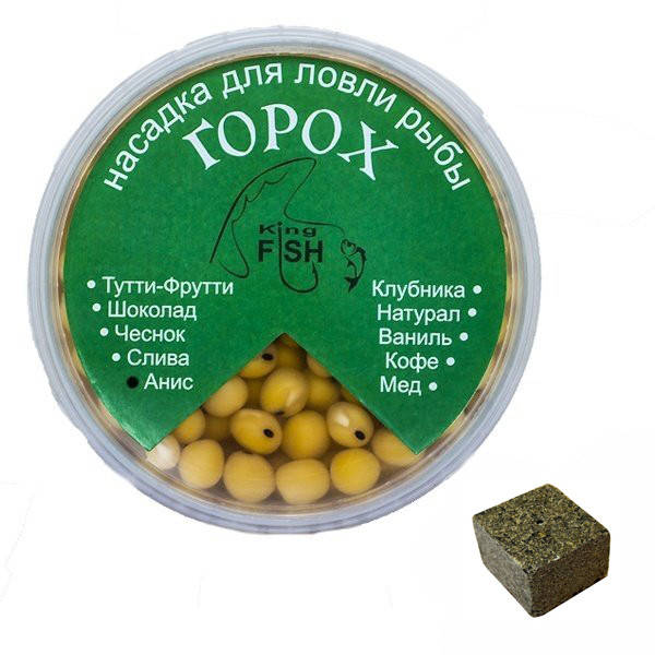 

Насадка King Fish Горох 150 мл - семечка жареная