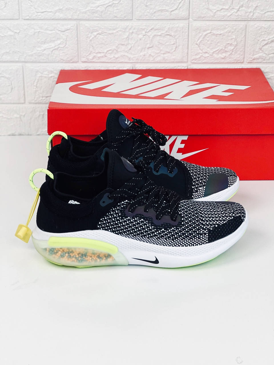 

Мужские летние кроссовки Nike Joyride Run лето сетка найк джойрайд 41,43, 44,46 размеры, Черно-белый