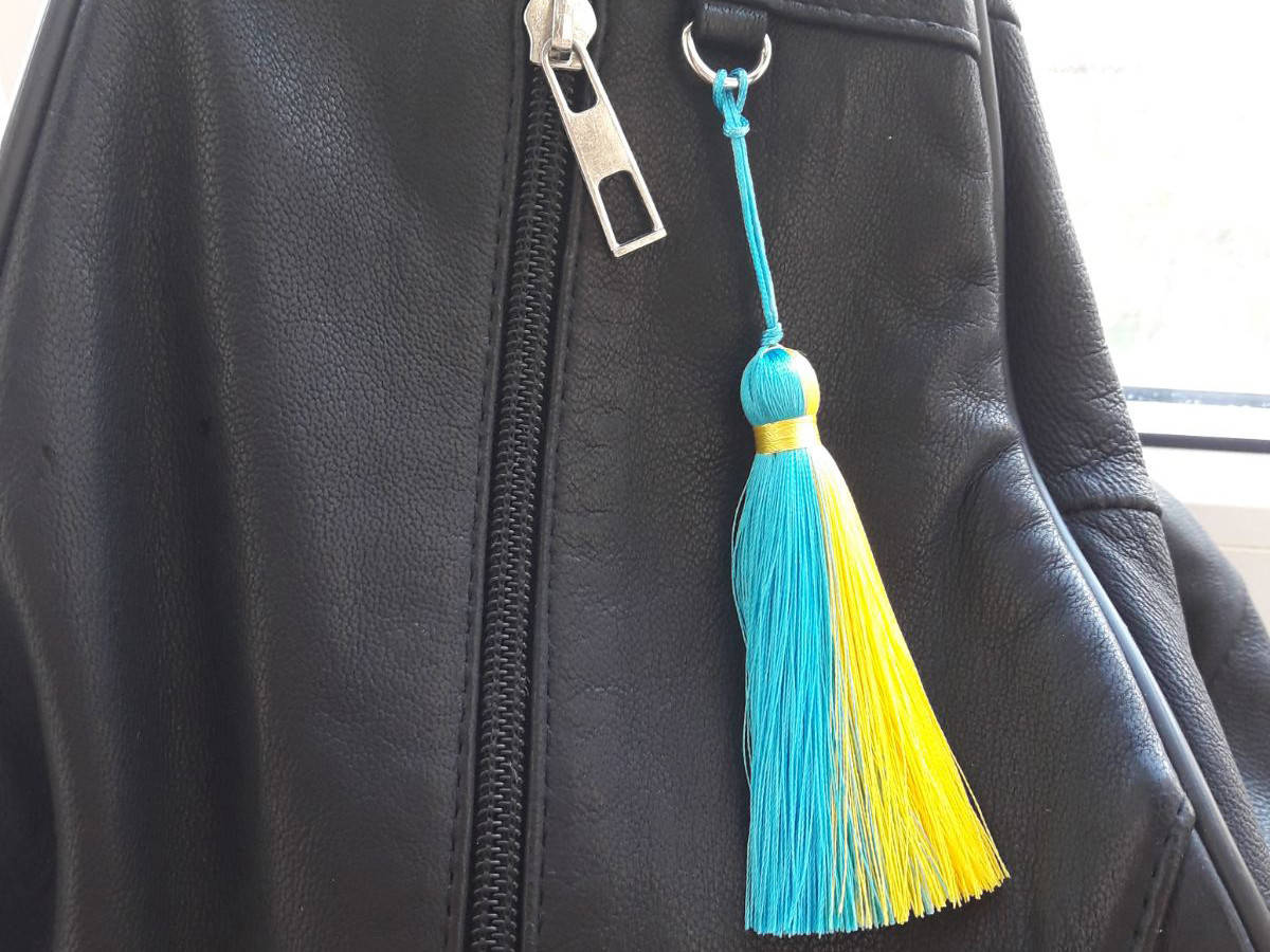 

Брелок-китиця Прапор України для сумки