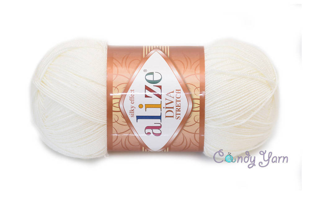 

Alize Stretch Diva, Молочный №62