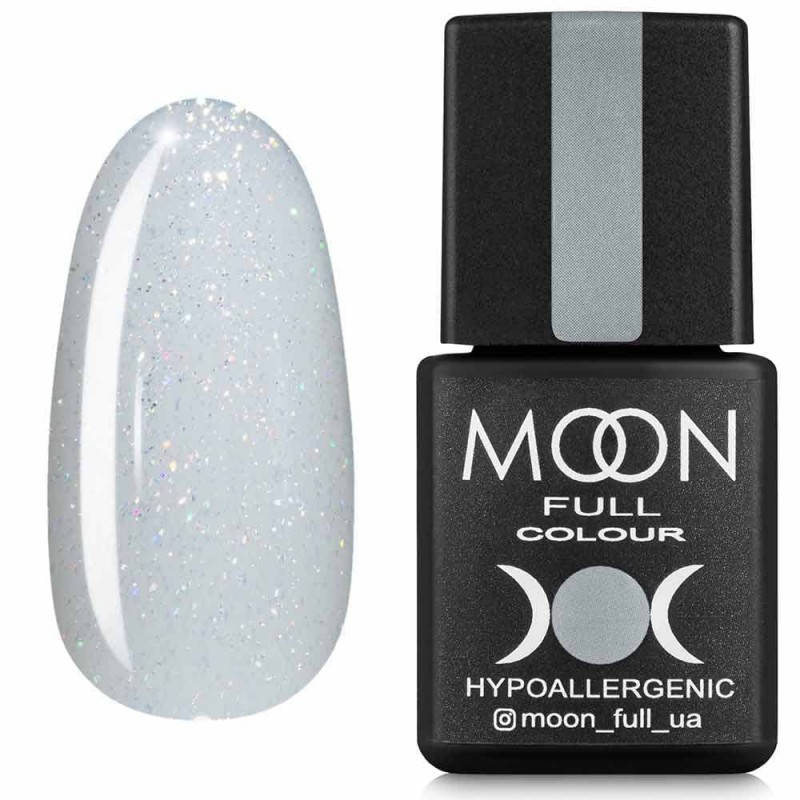 

Гель-лак Moon Full Opal color №507 полупрозрачный с разноцветными блестками, 8 мл