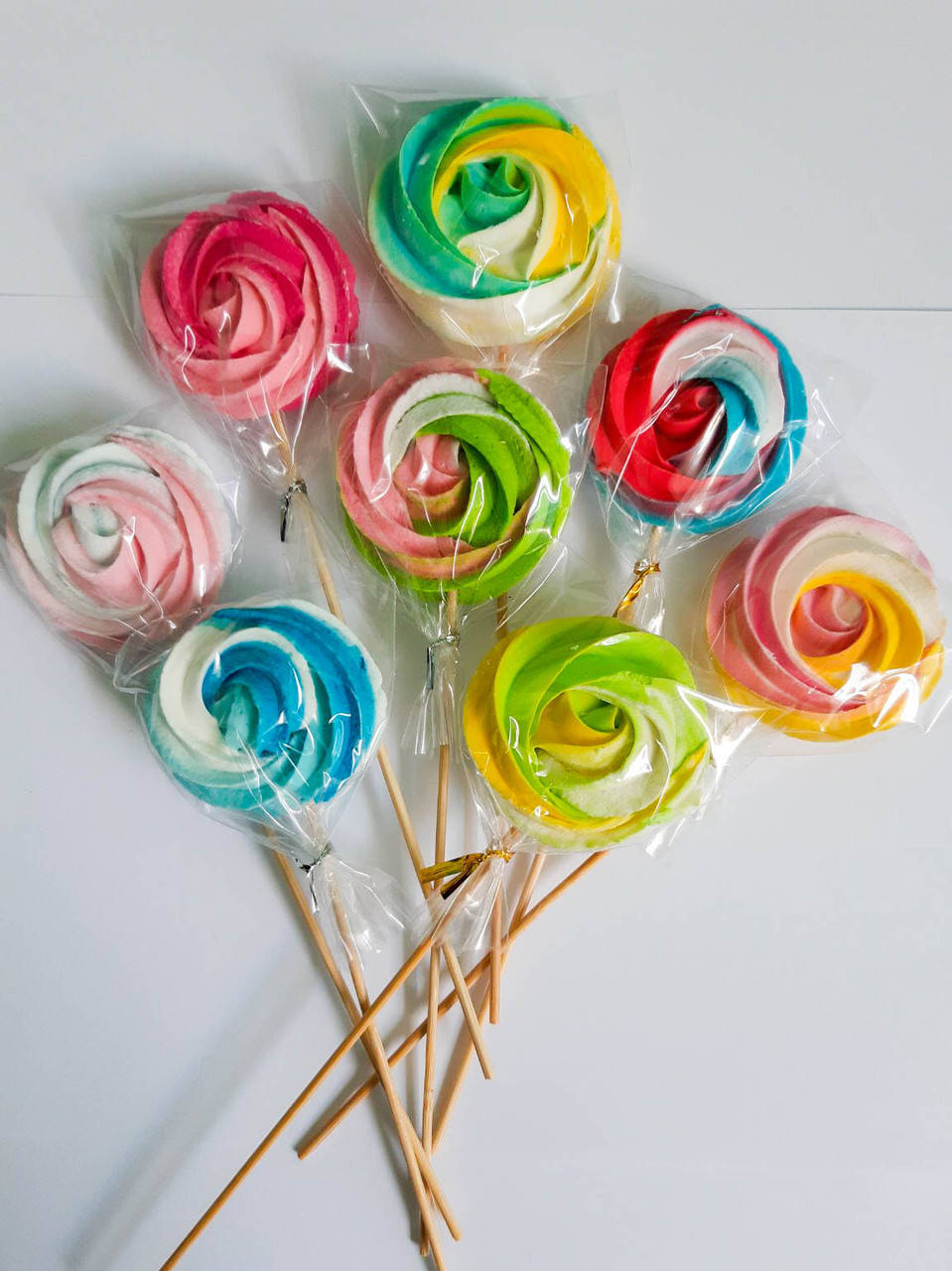 

Топер меренга Цукерка трьохколірна \ Топер меренга Конфета Трехцветный