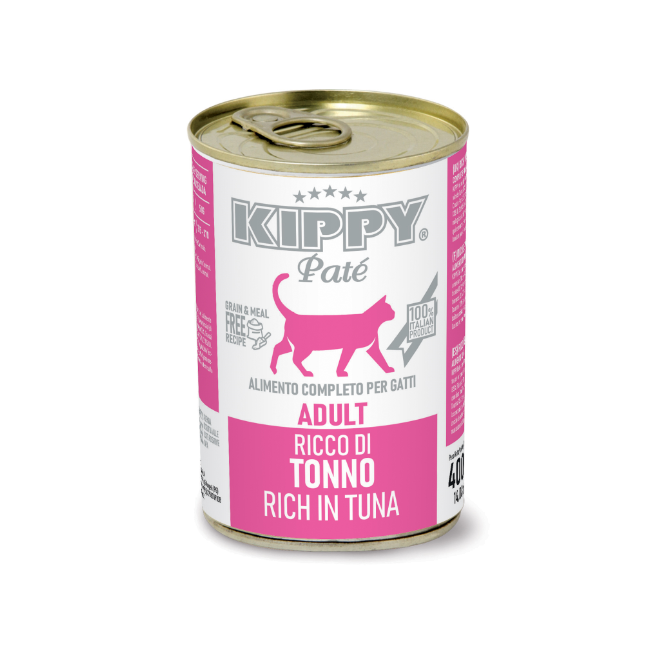 

KIPPY Pate влажный корм для кошек паштет с тунцем 400 г за 4 шт