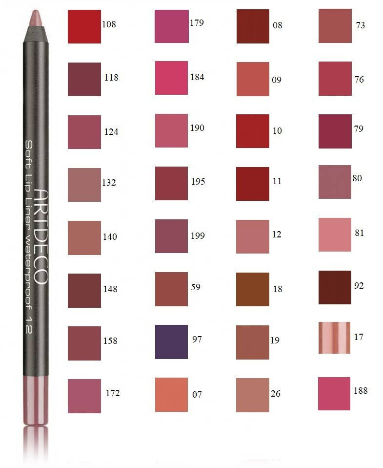 

Artdeco Soft Lip Liner Waterproof Мягкий водостойкий карандаш для губ Ардеко в ассортименте
