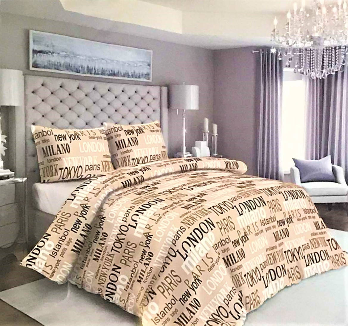 

Полуторное постельное бельё "Токио-Милан"