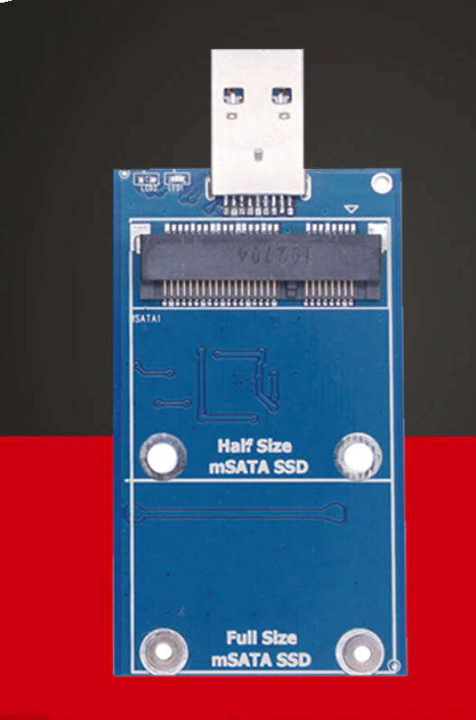 

USB 3.0 в Mini PCIE mSATA SSD ASM 1153 переходник флешка контроллер