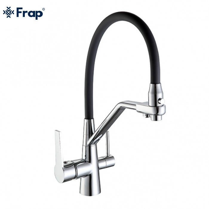 

Смеситель для кухни Frap F4374-1 для питьевой воды, Черный