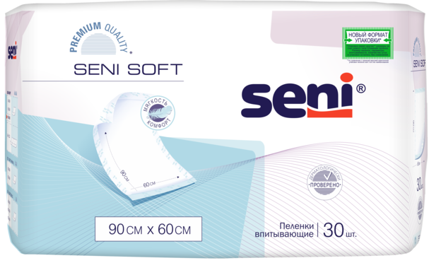 

Одноразовые Пеленки Seni Soft 90х60 См 30 Шт