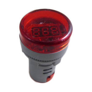 

Сигнальная арматура с вольтметром Красная d22 ST 595R, Красный