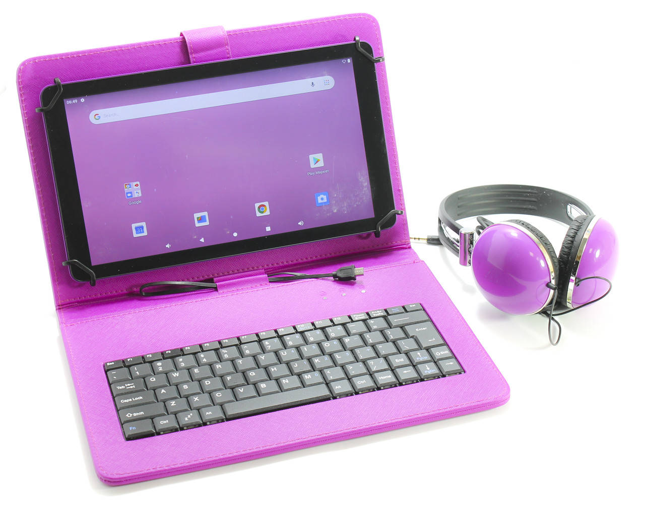 

Планшет Core Innovation 10" Android 10 1Gb+16Gb + Клавиатура + Наушники Фиолетовый