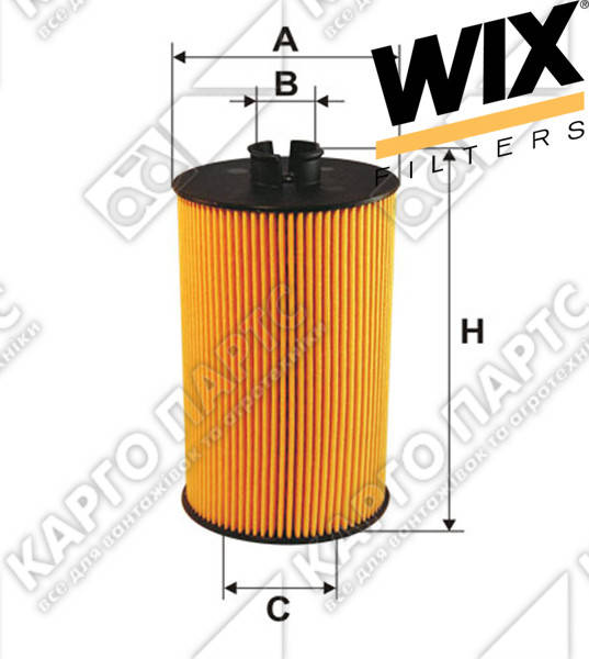 

Фильтр маслянный Mercedes Atego OM904 92040E WIX FILTERS