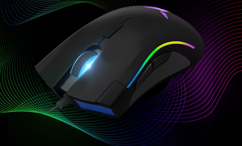 

Геймерская мышь Delux M625 A3050 RGB с подсветкой / 4000DPI, Черный