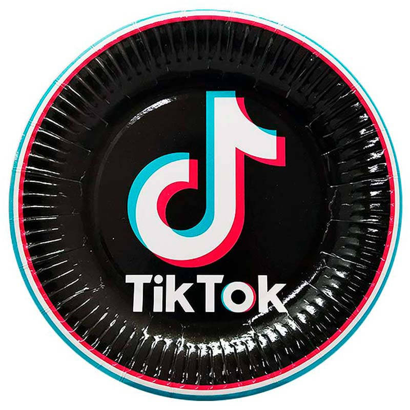 

Тарелки бумажные детские одноразовые "Tik Tok", 18см