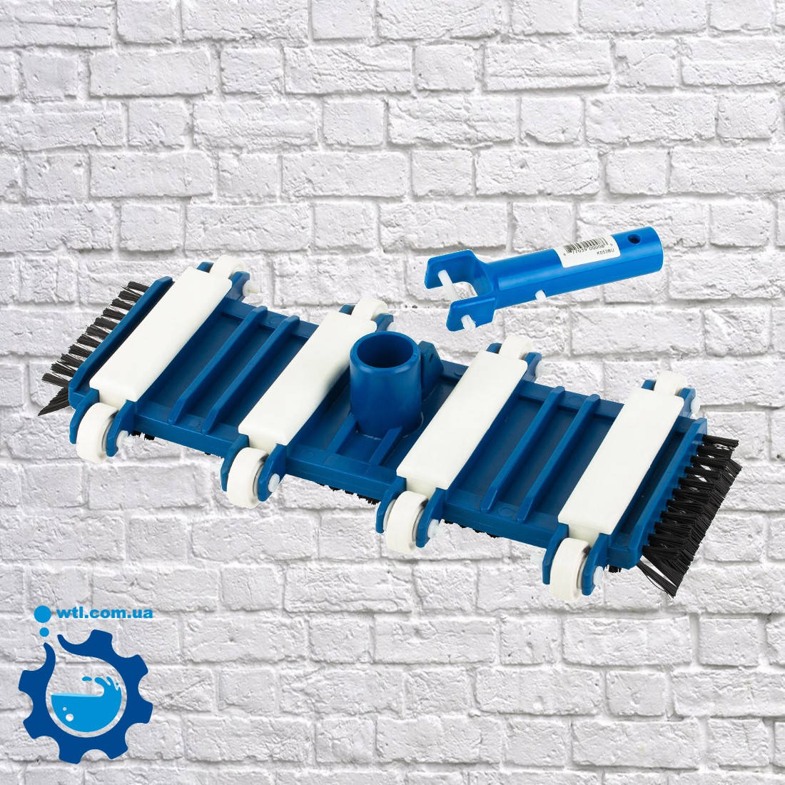 

Щетка для чистки дна бассейна с боковым ворсом на колёсиках Kokido Classic