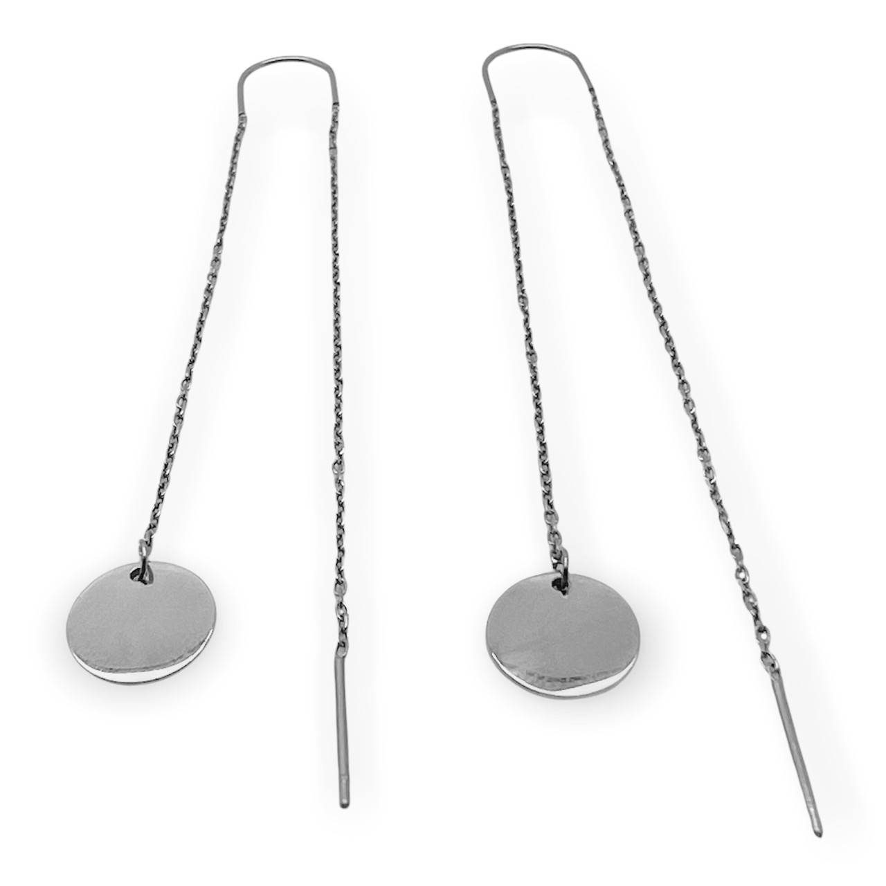 

Серьги монетки длинные xp. 9 см
