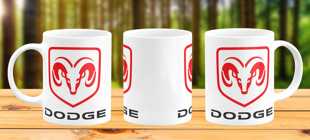 

Кружка Dodge Подарок парню мужчине водителю боссу, Белый