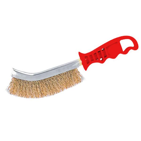

Щетка ручная латунная с пластиковой ручкой, красная, 250 мм