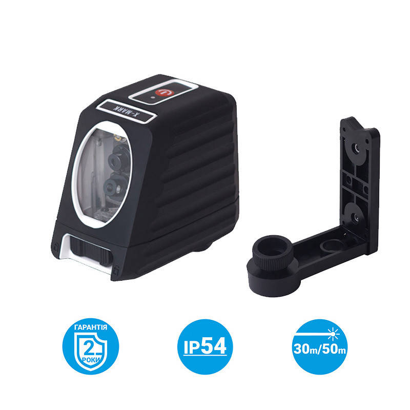 

Рівень лазерний X-MARK 1H/1V-50, червоний з адаптером 149-AL 142-2R-A