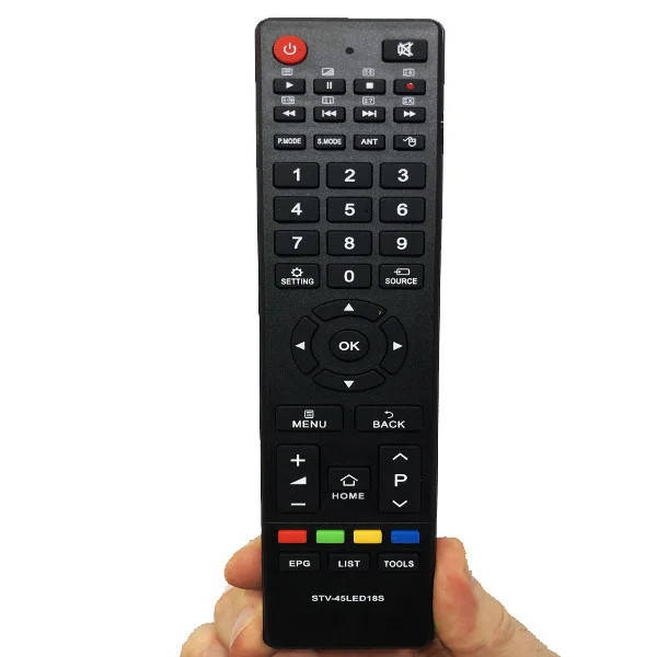 

Пульт для телевизора bravis uhd-43g7000, Черный