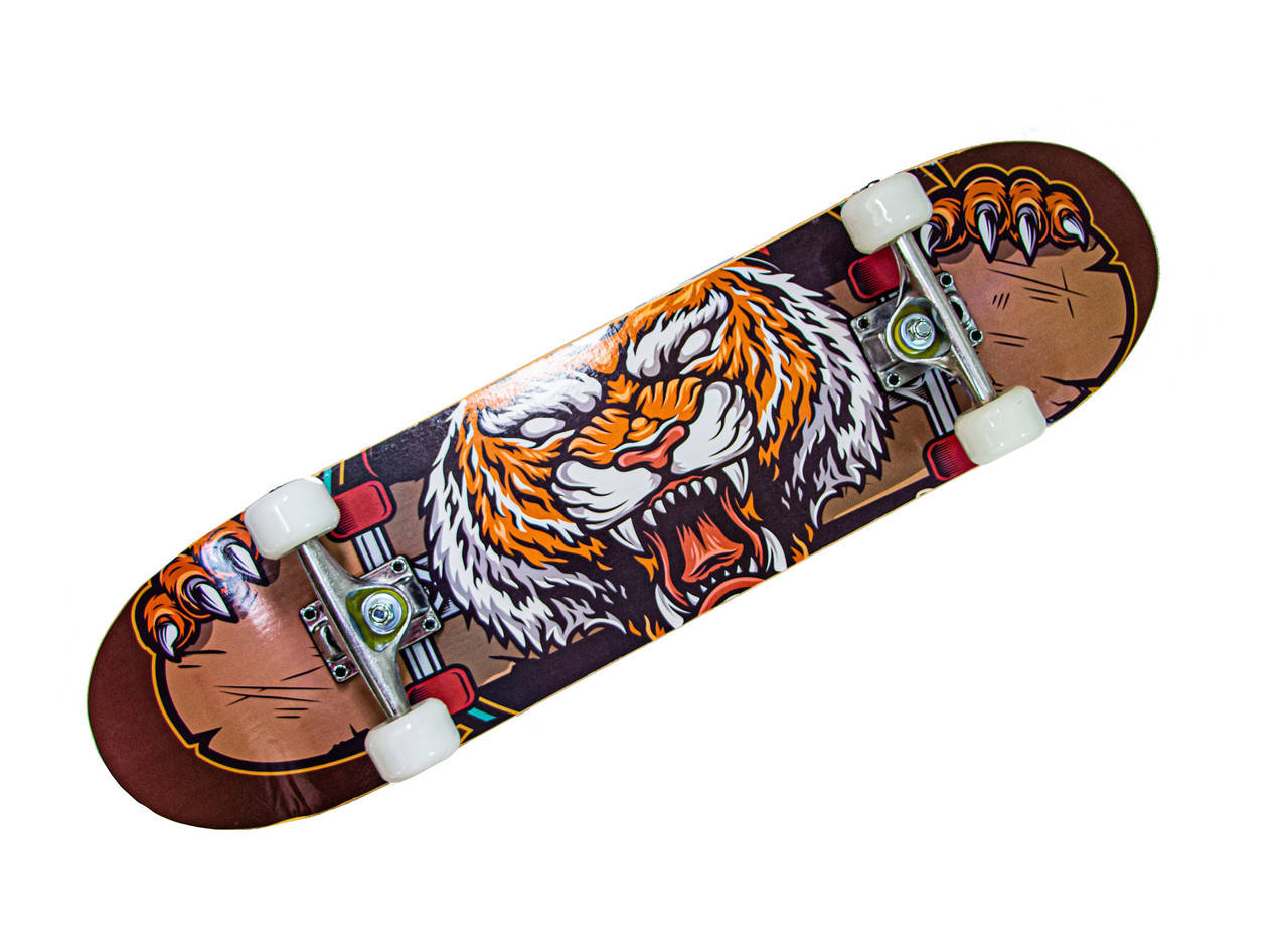 

Скейтборд деревянный Scale Sports Tiger, Черный