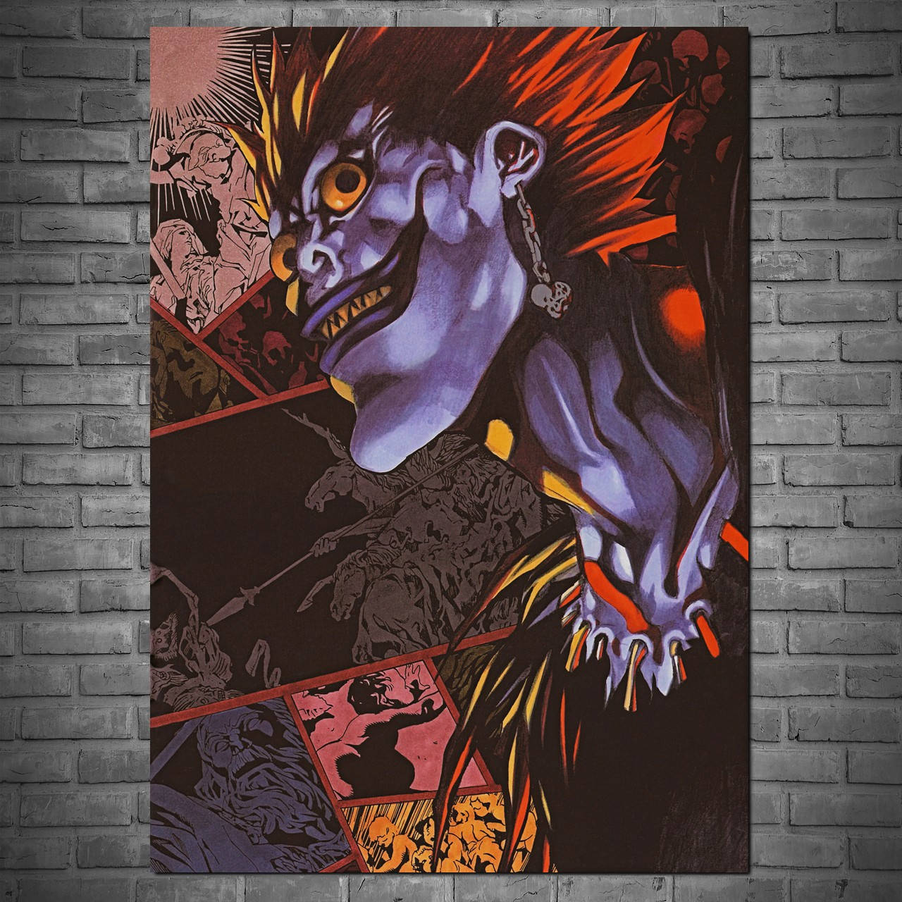 

Плакат "Тетрадь Смерти, Рюк на фоне луны, Death Note" (артикул 3584) 42, Полуглянец, 30